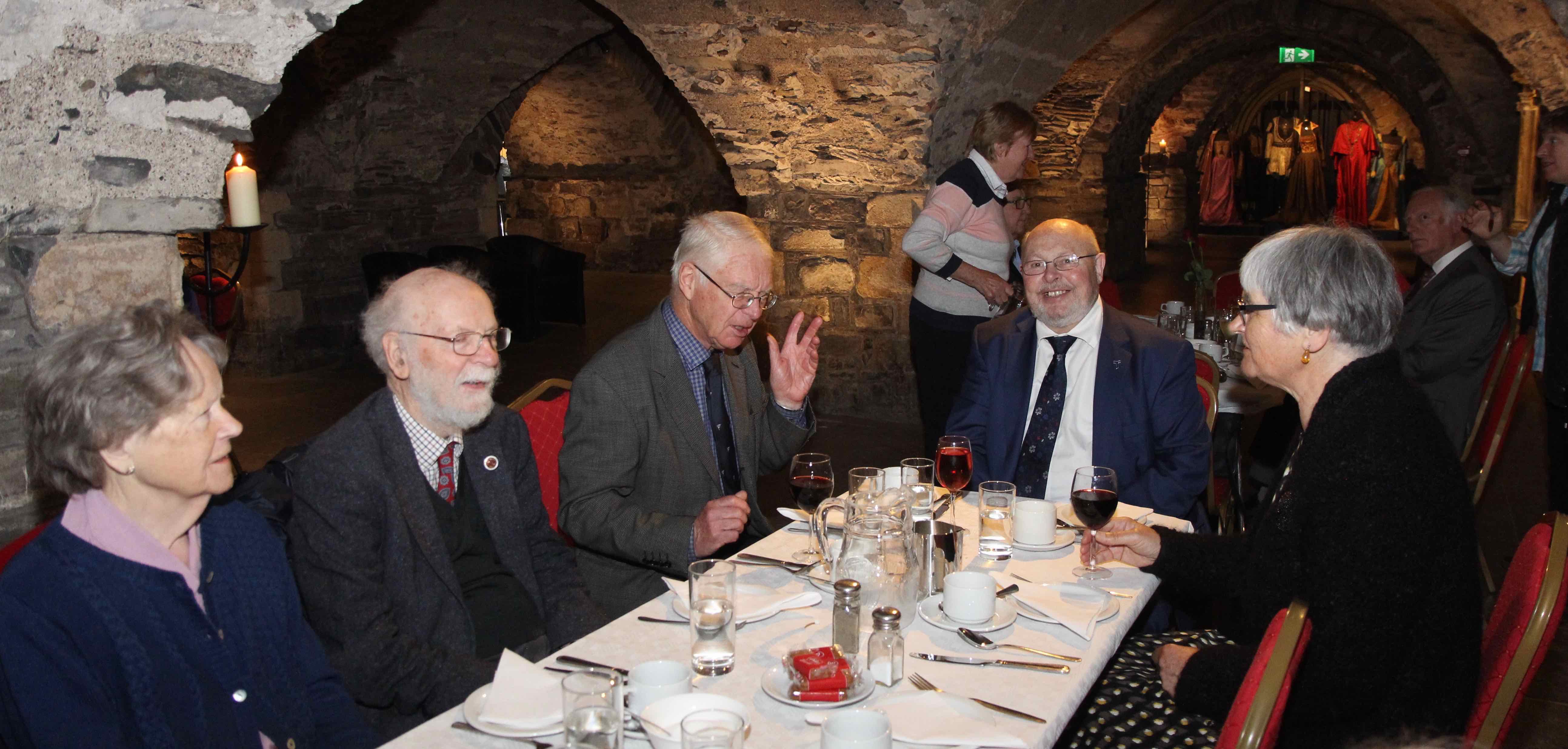 Some of the Friends of Christ Church Cathedral at the Friends' Lunch in the Crypt.