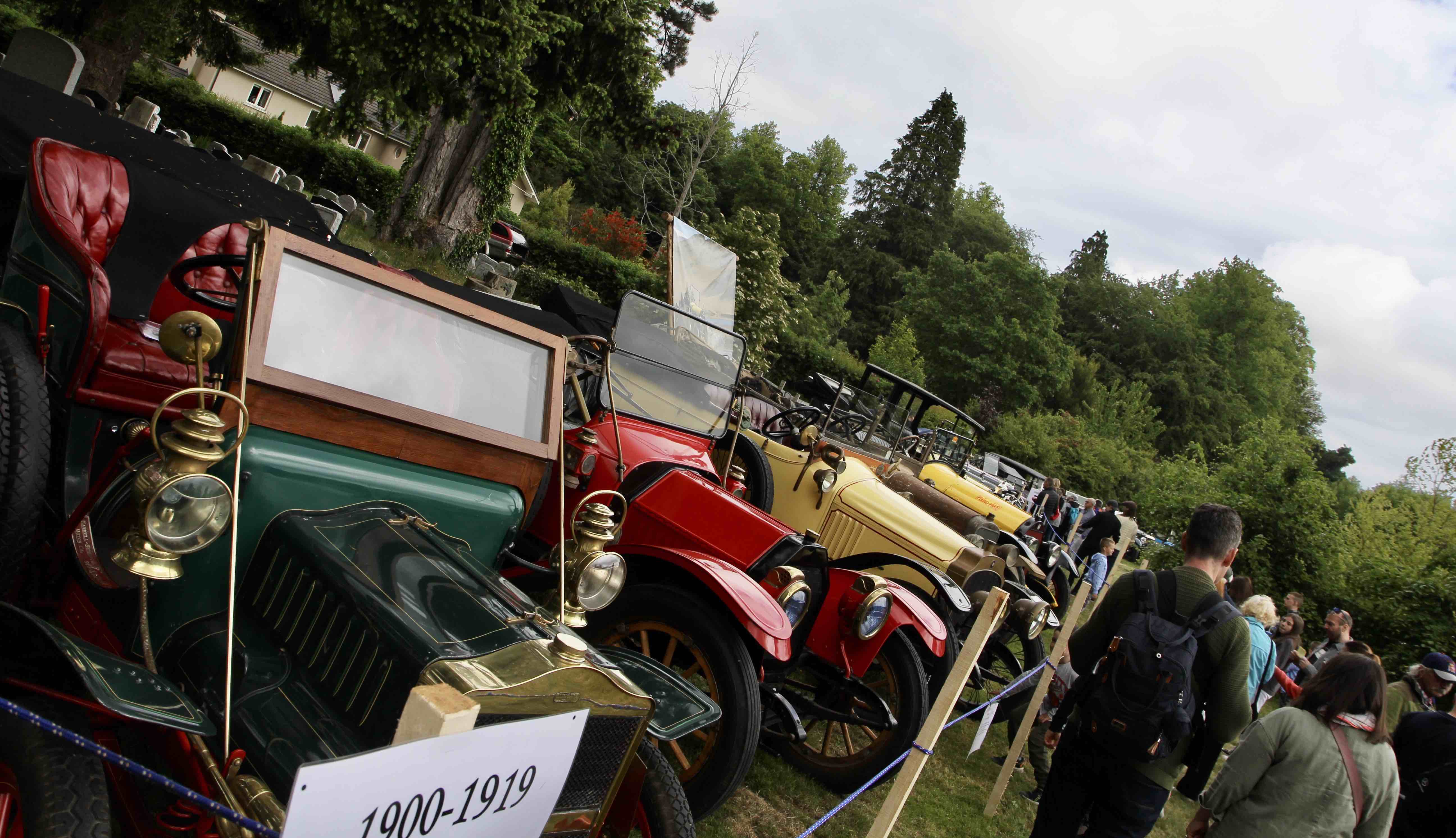 Some of the cars from the 1900s.