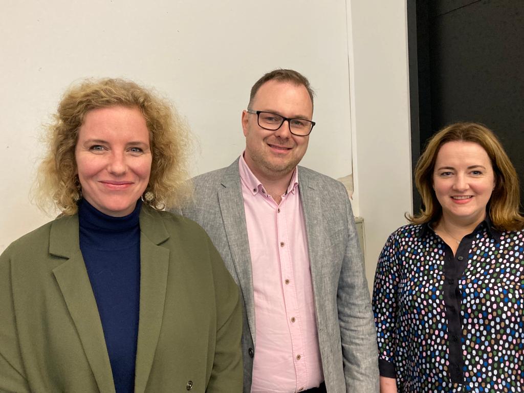 Dr Julie McKinley and Revd Andrew and Dr Alison Campbell.