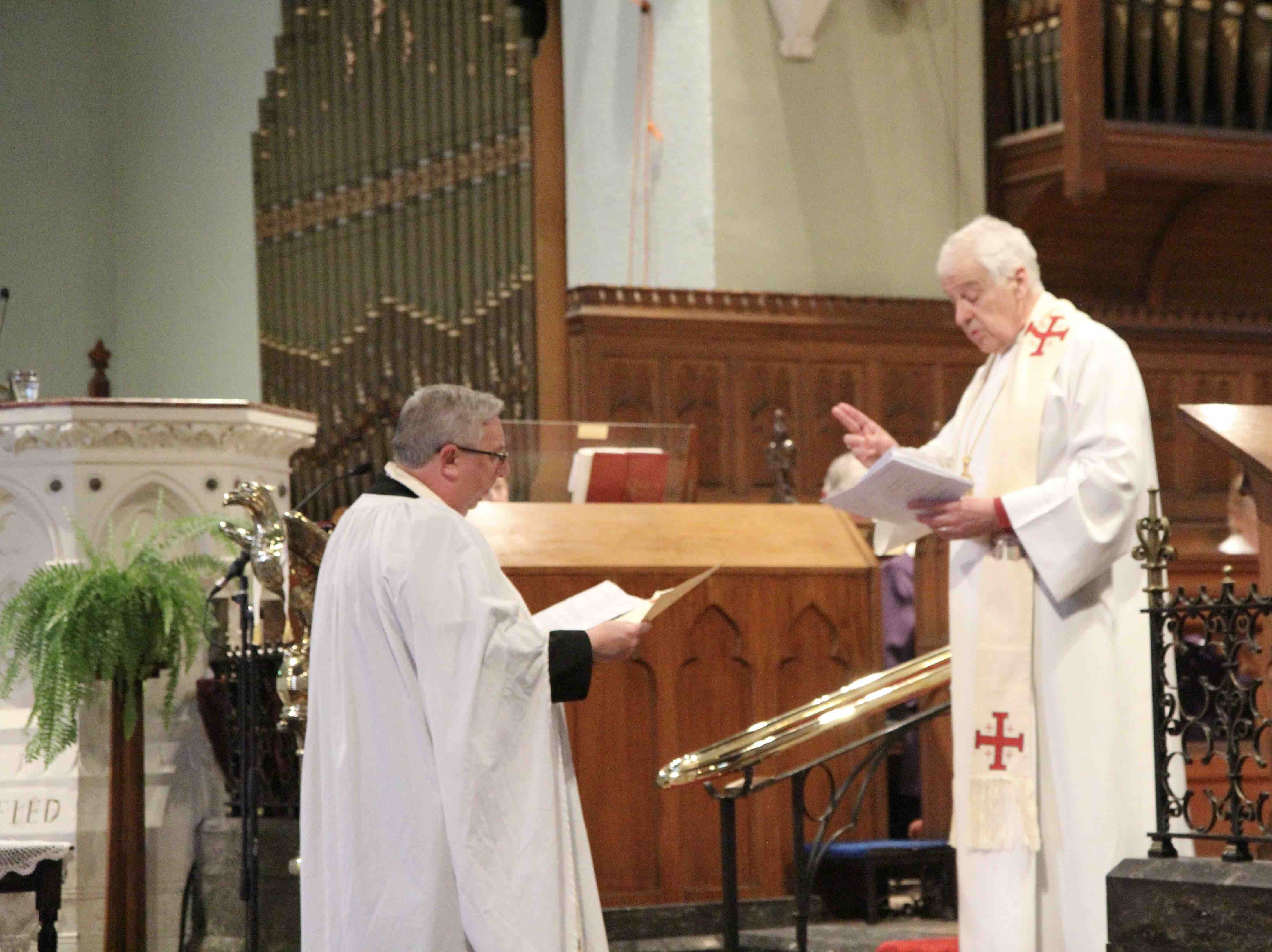 The Introduction of the Revd Steve Brunn by Archbishop Michael Jackson.