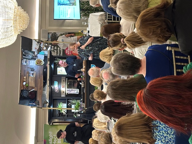 Aisling Giltrap-Mills (Master of Ceremonies) introducing Neven Maguire