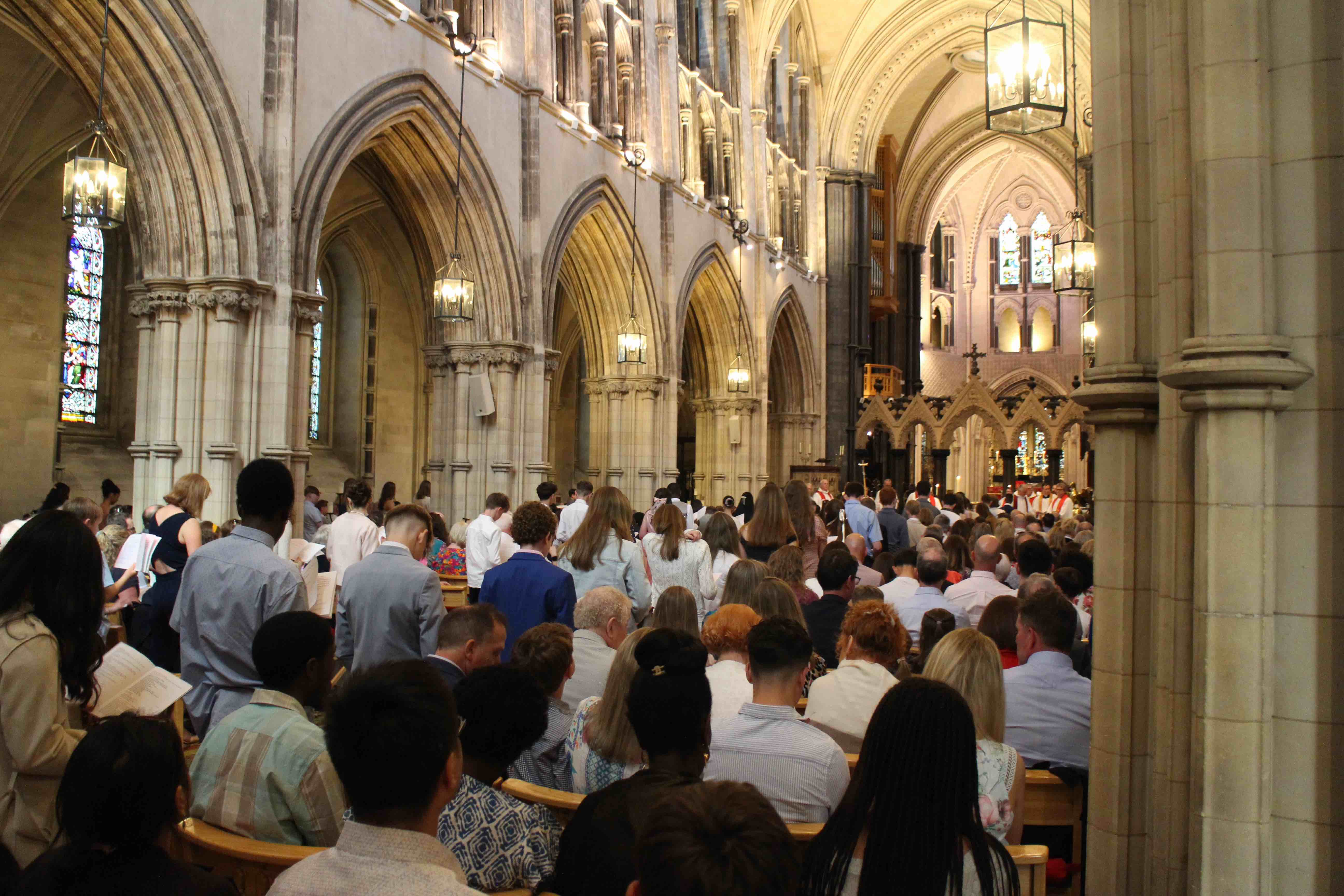 Christ Church Cathedral was full to capacity for Sunday's Confirmation Service.