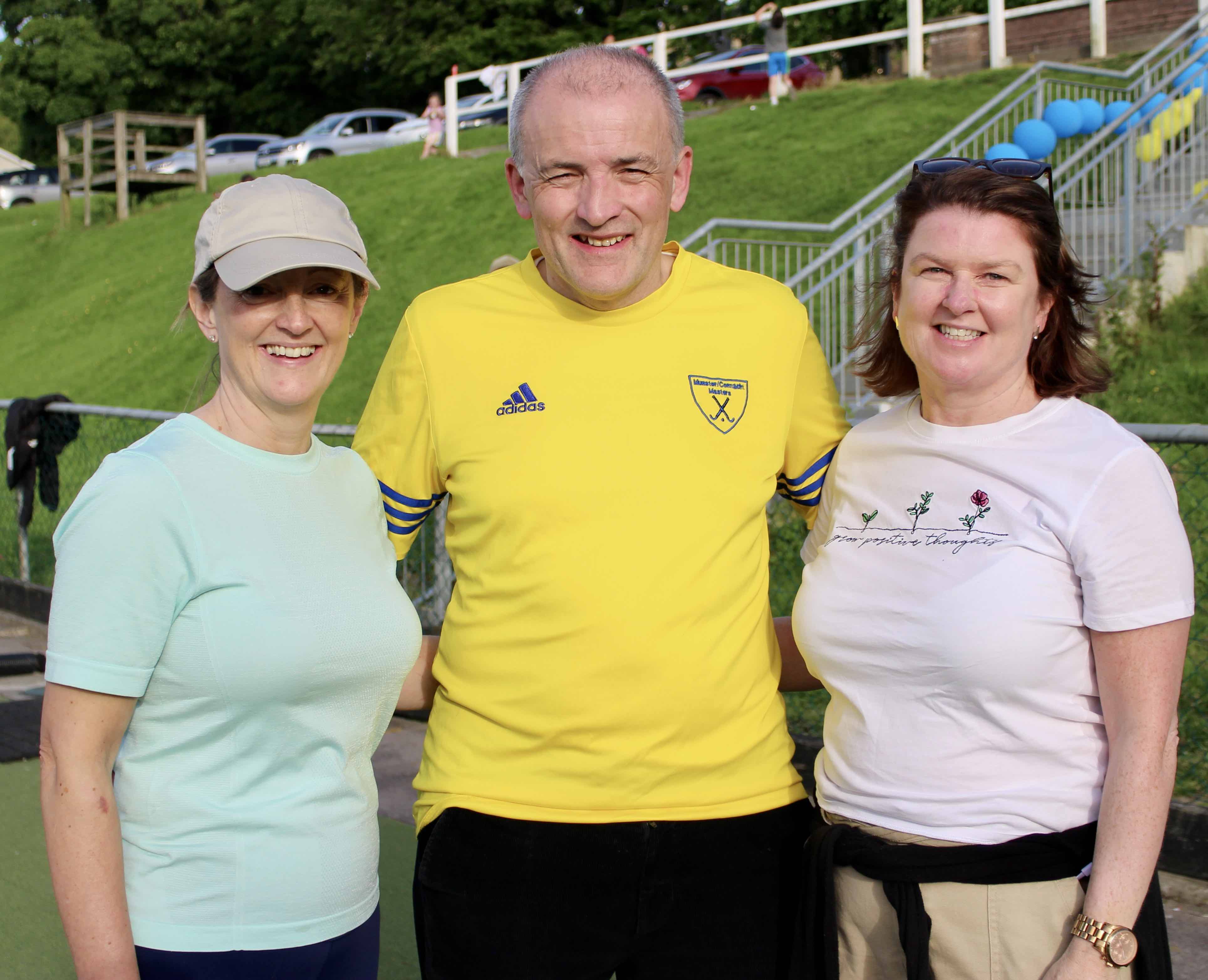 The organisers Gail Garry, Ian Walshe and Jane Connolly.
