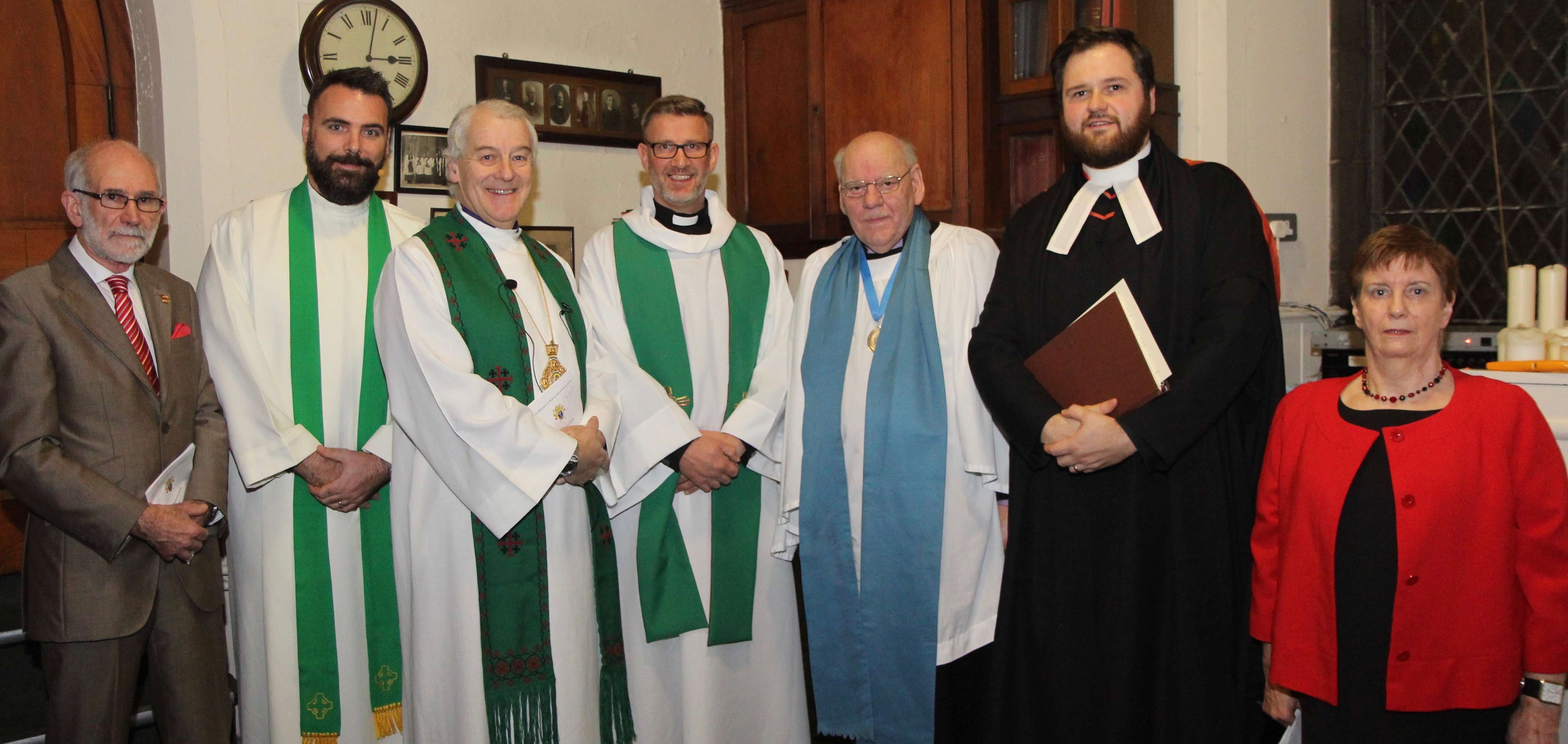 The institution of the Revd Rob Jones in Rathmines with Harold's Cross.