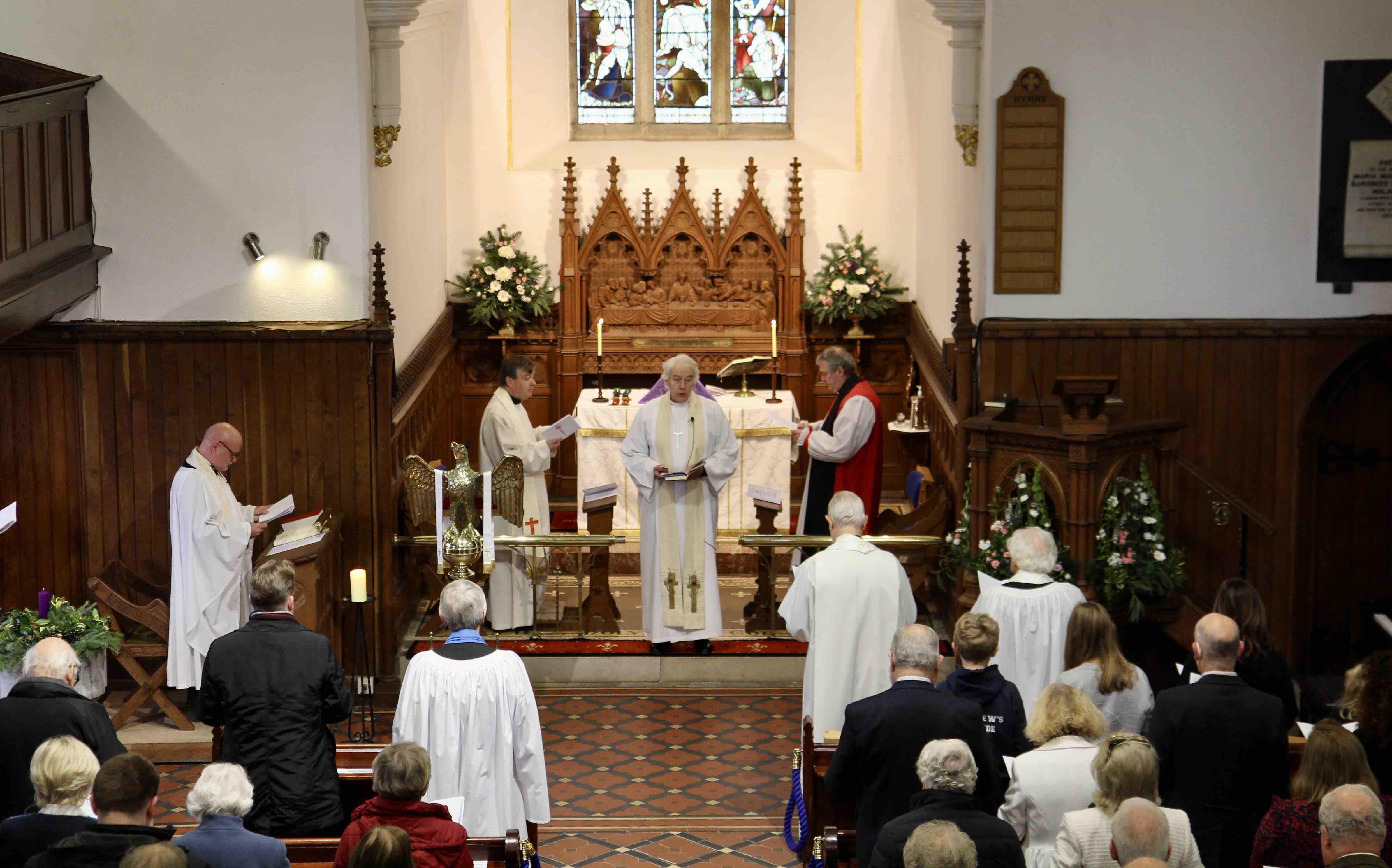 The service to mark the bicentenary of St Andrew's Malahide