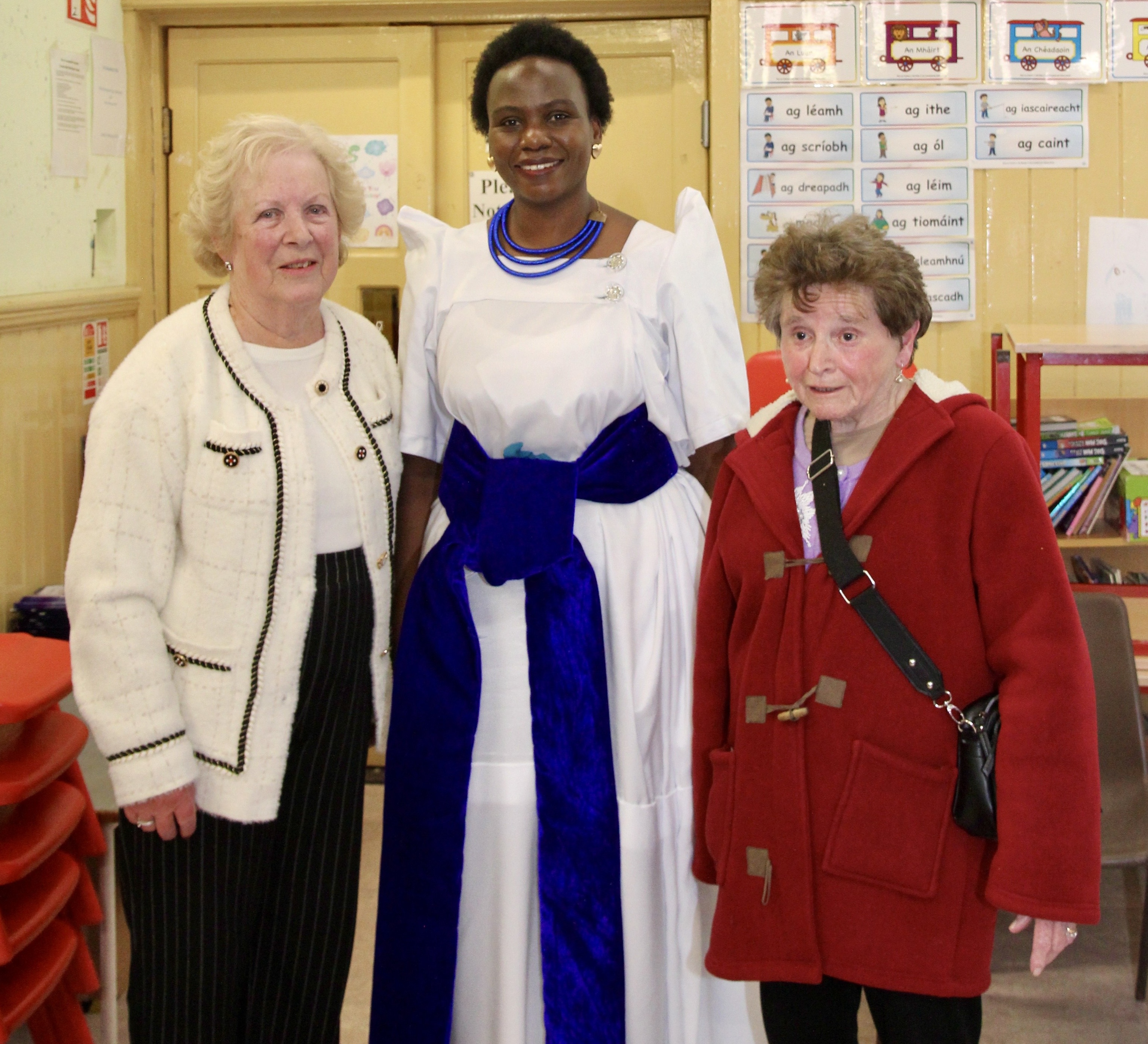 MU North Strand members Anne Mercer, Dorah Burke (in her Mothers' Union uniforrm) and Gladys Gent.