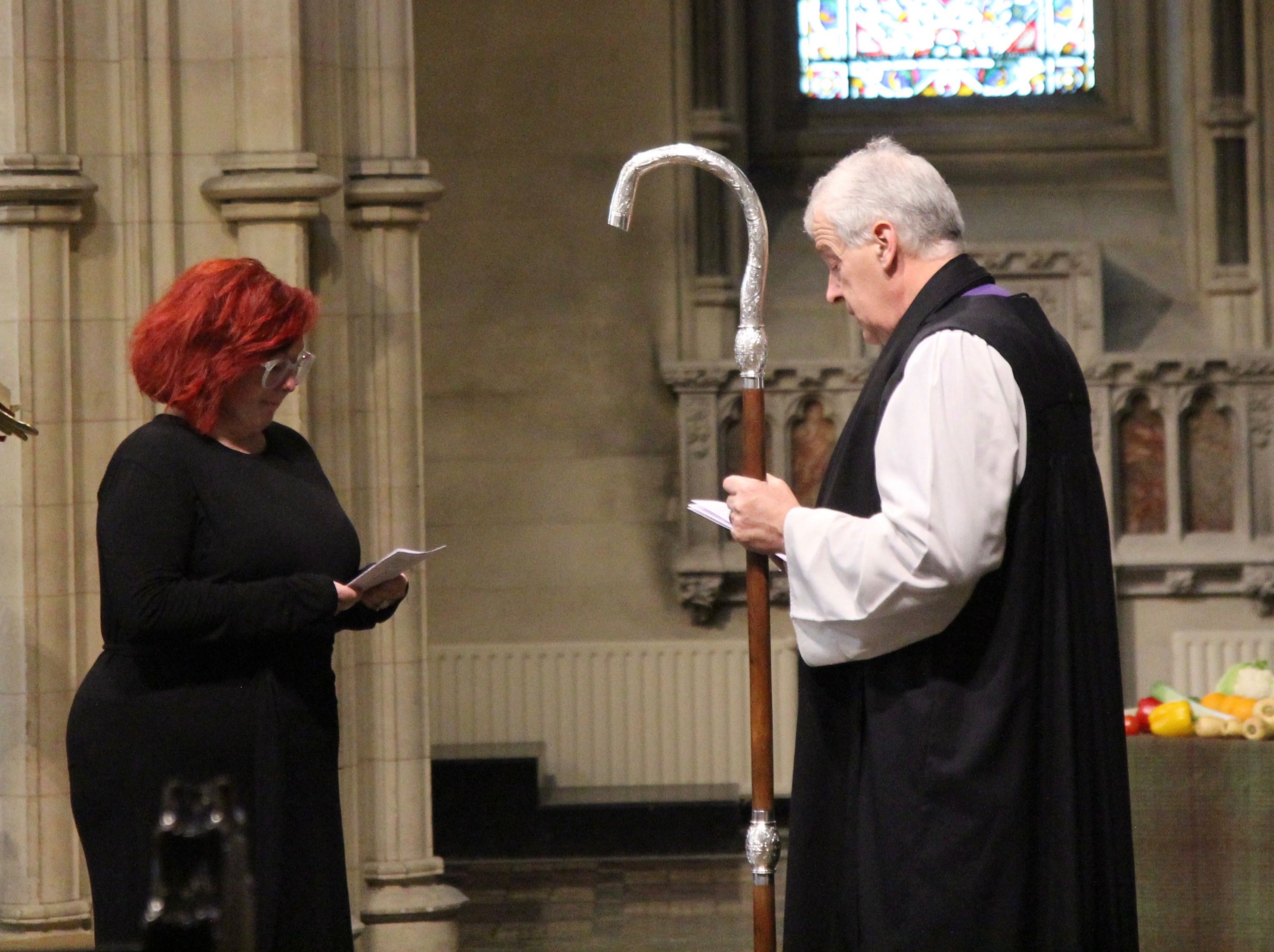 Susie Keegan is commissioned for her work as Diocesan Youth Ministry Coordinator by Archbishop Michael Jackson.