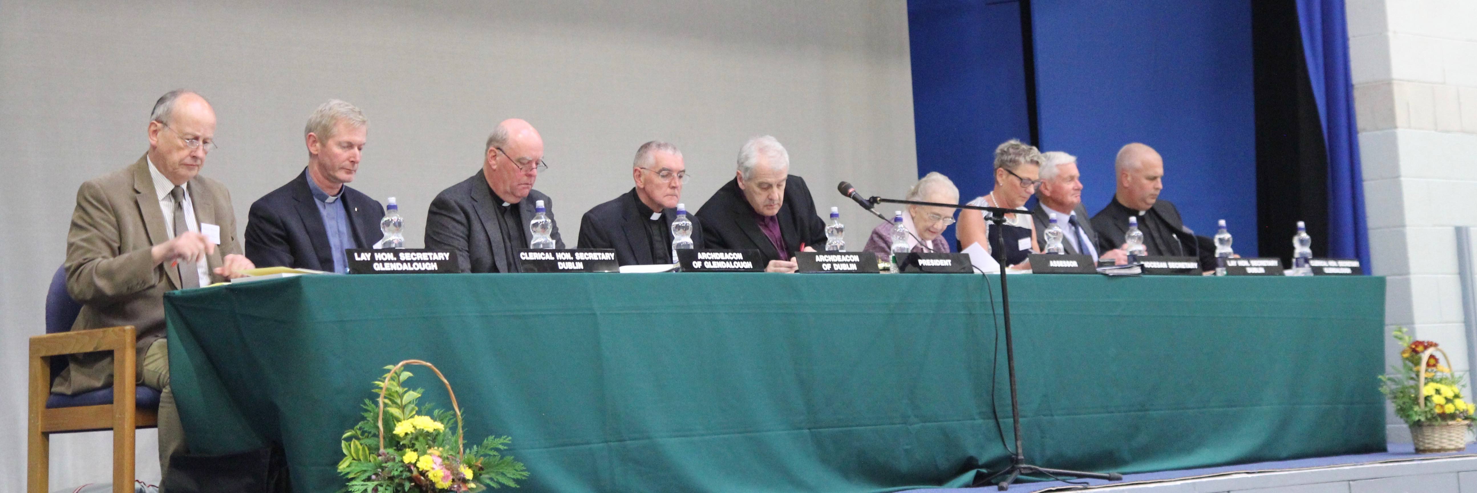 The Top Table at Diocesan Synod