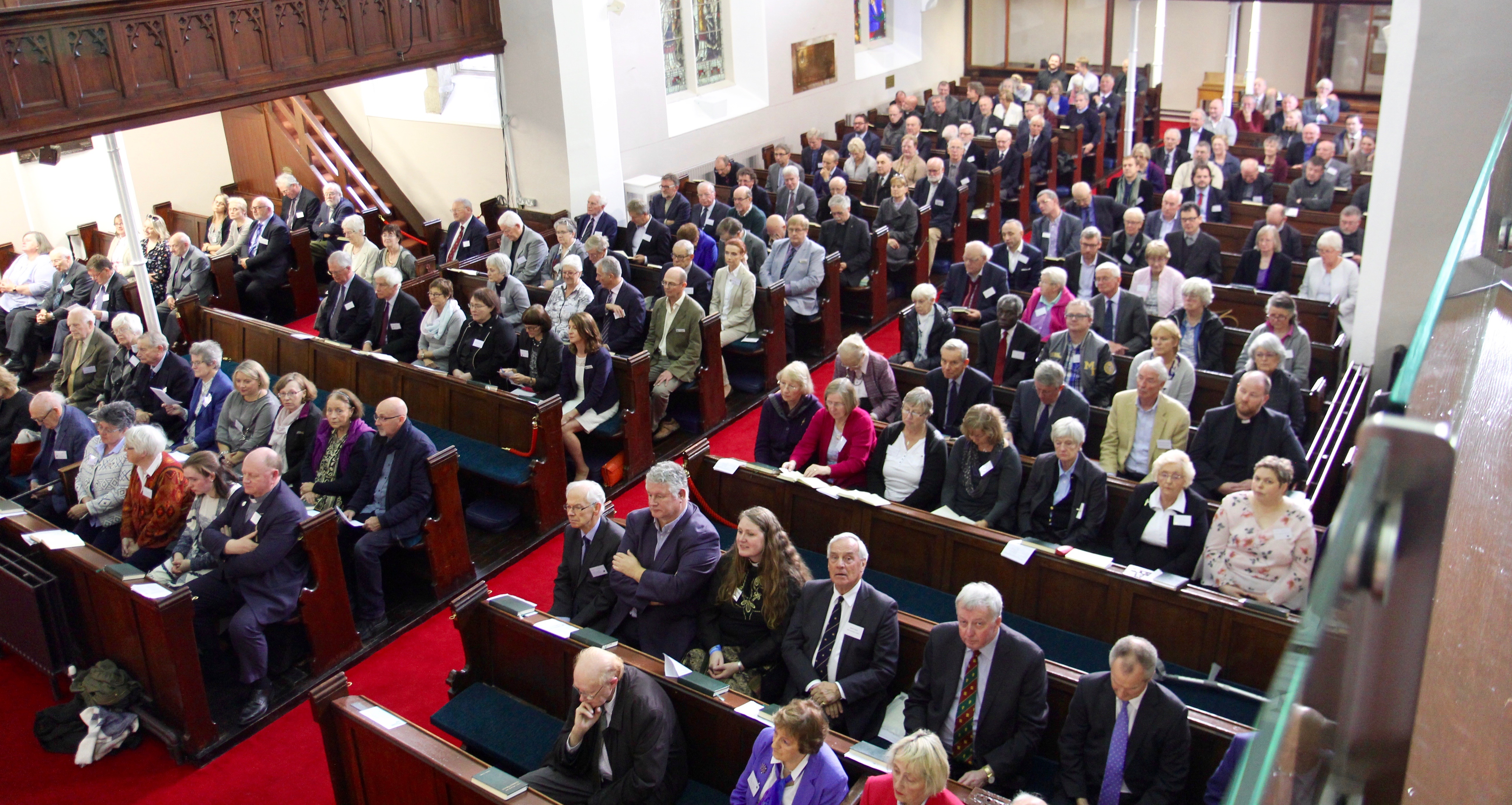 The congregation at the Diocesan Synod Service in Christ Church Taney