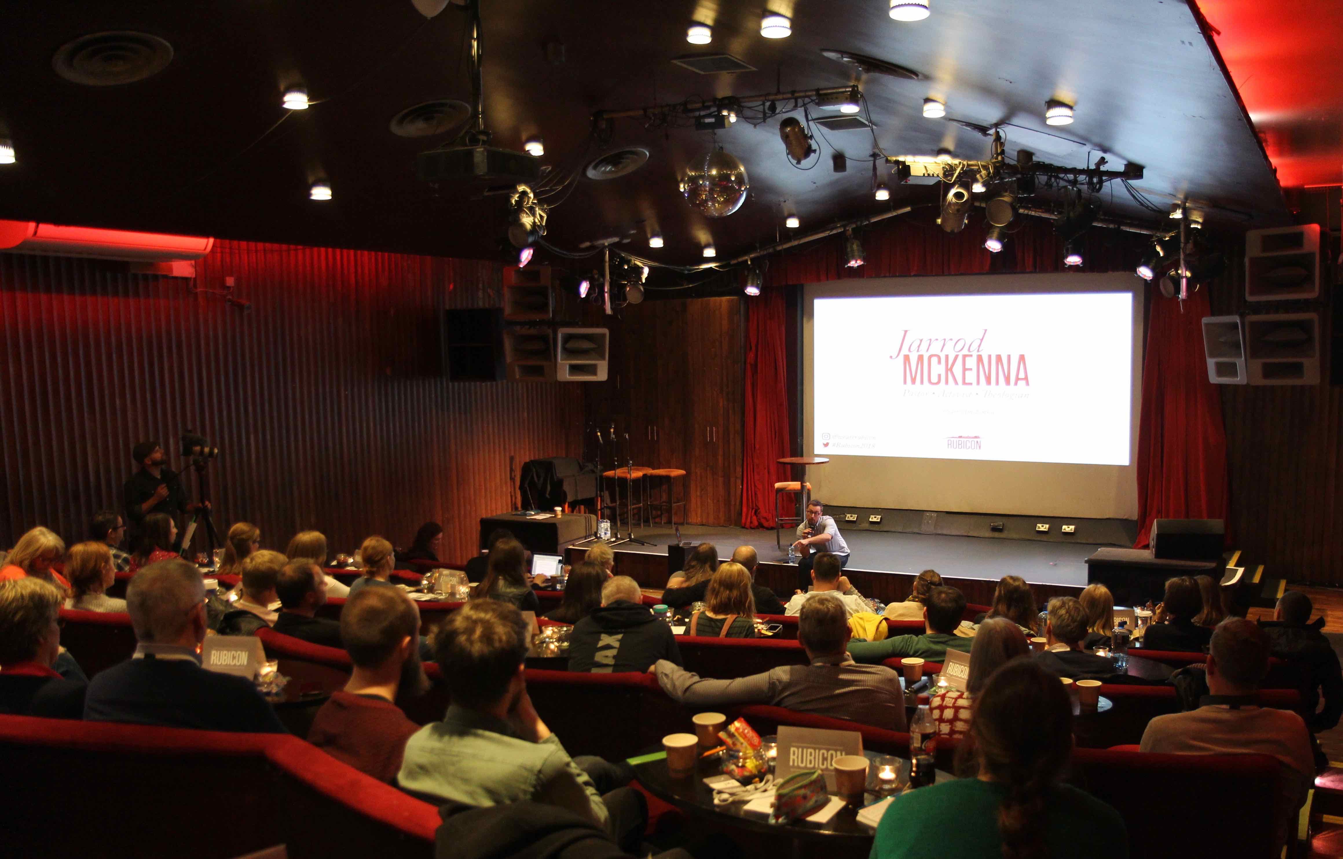 Australian activist and theologian Jarrod McKenna at Rubicon in the Sugar Club.