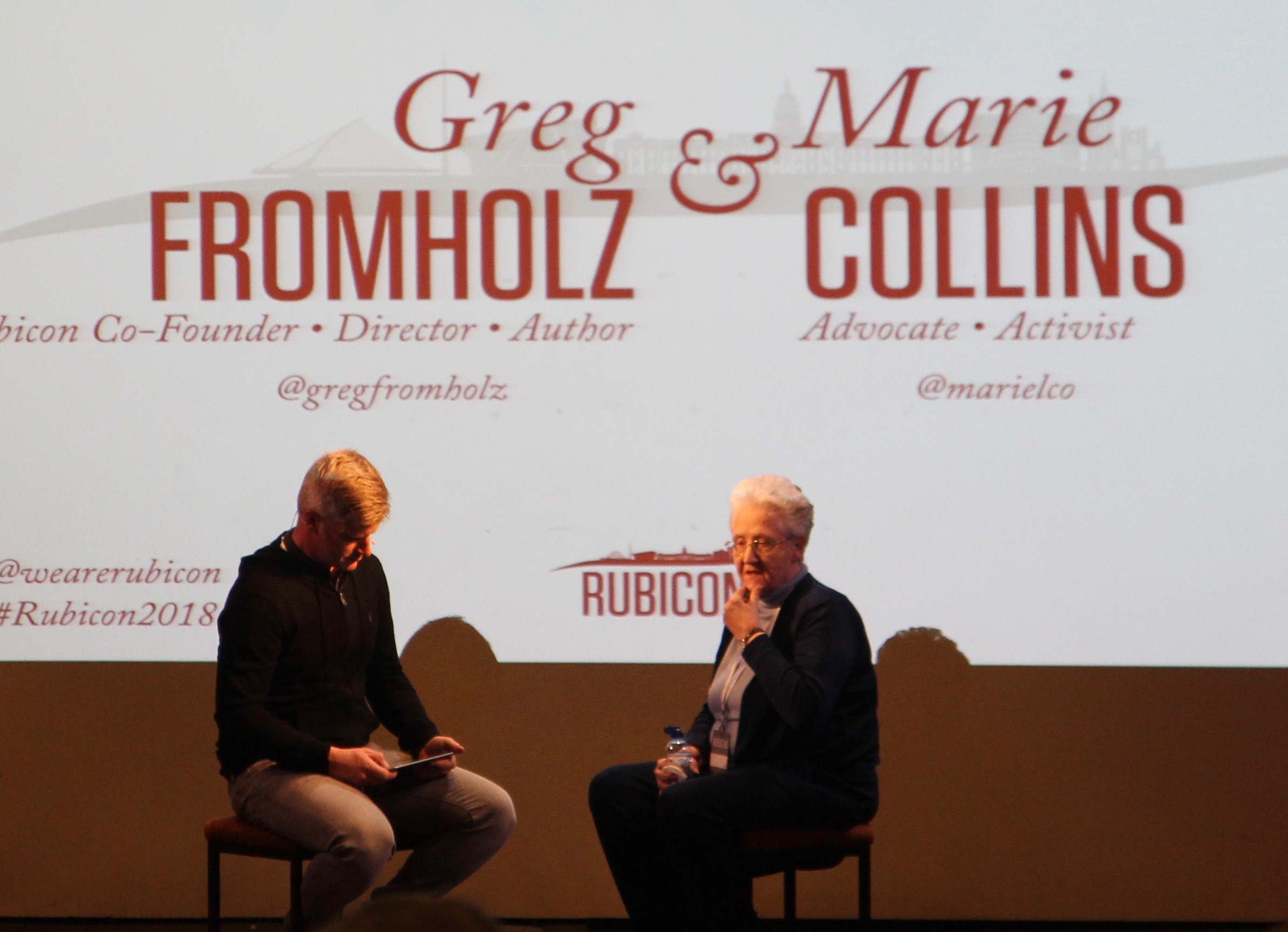 Greg Fromholz interviews Marie Collins.