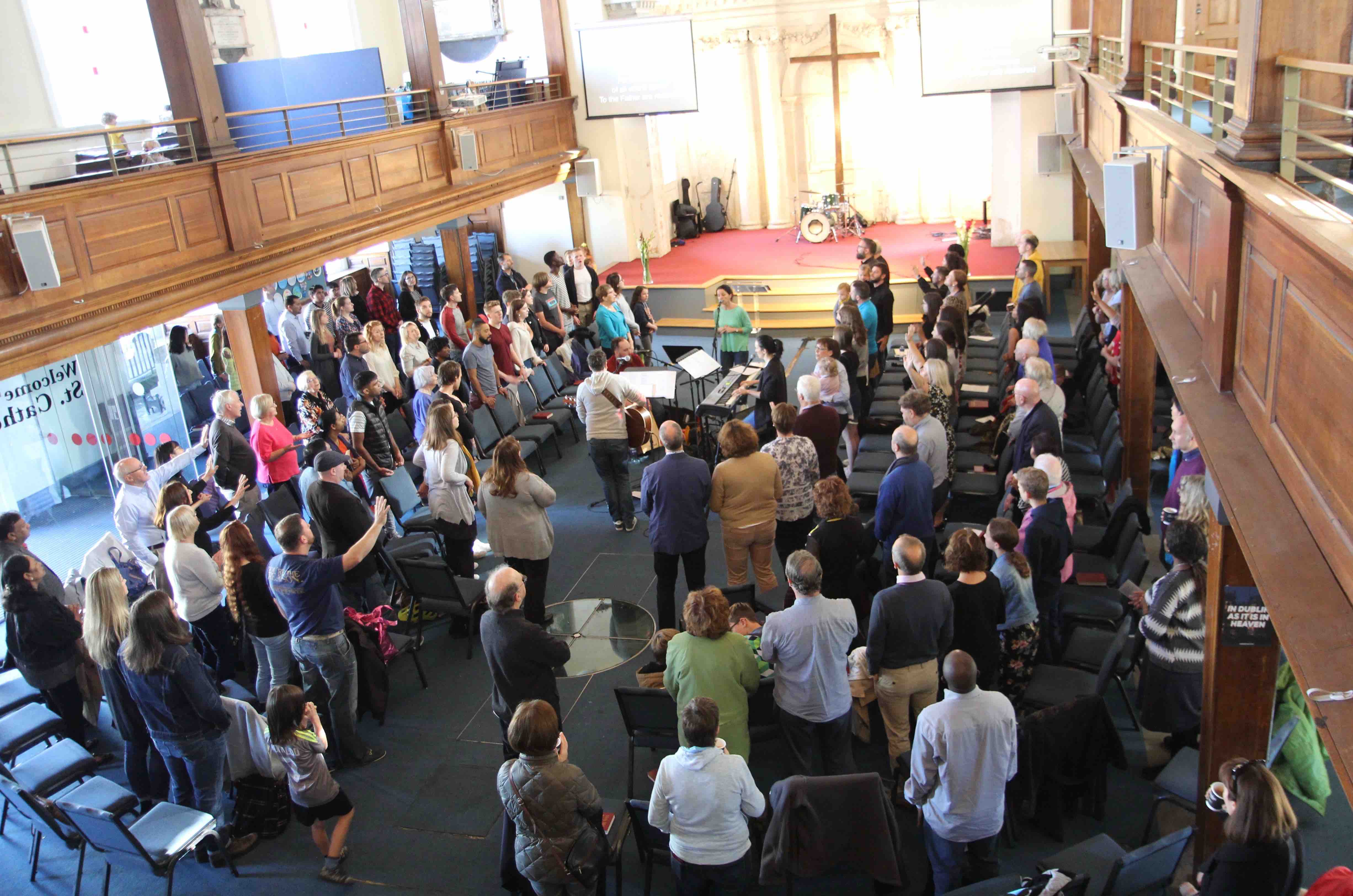 Service of celebration in St Catherine's, Thomas Street.