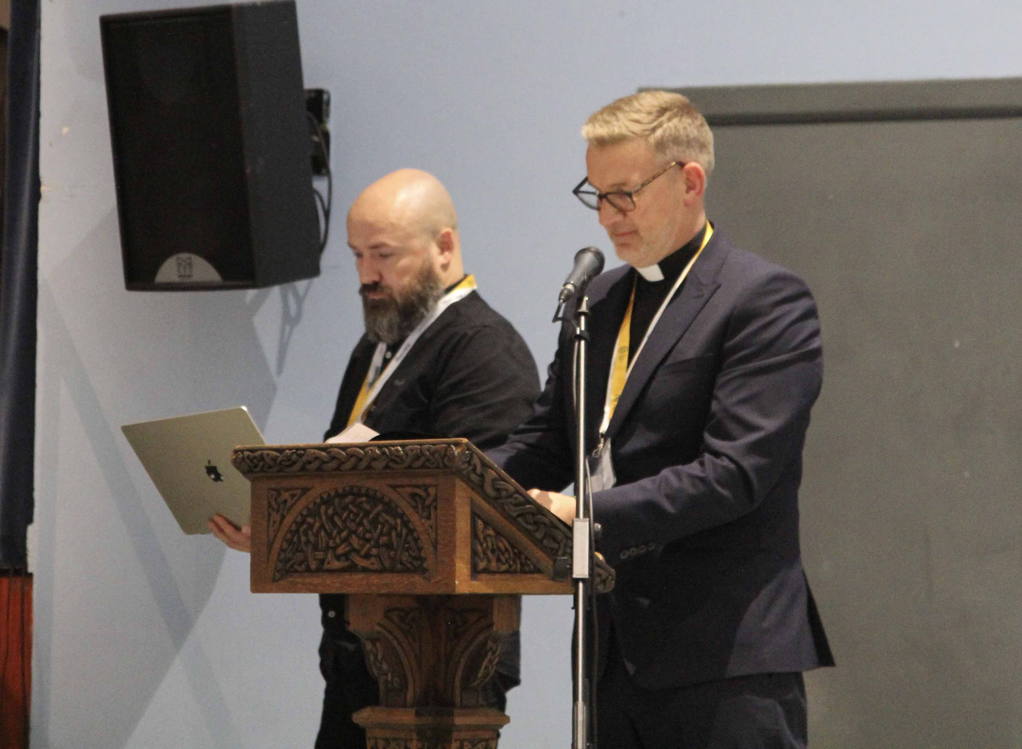 The Revd Scott Evans and the Revd Rob Jones.