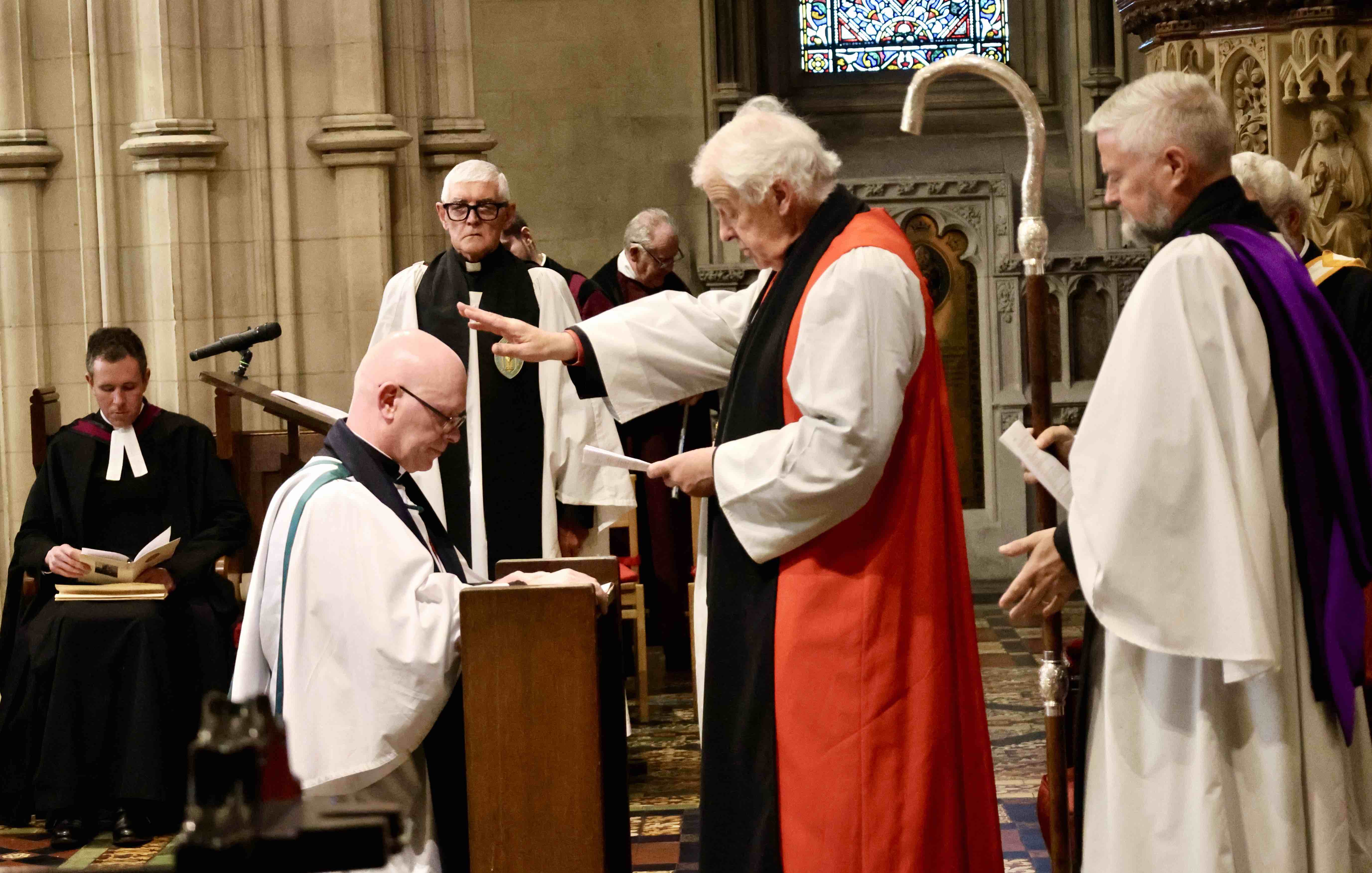 Dean Tom O'Brien is instituted as incumbent of the Christ Church Cathedral Group of Parishes.