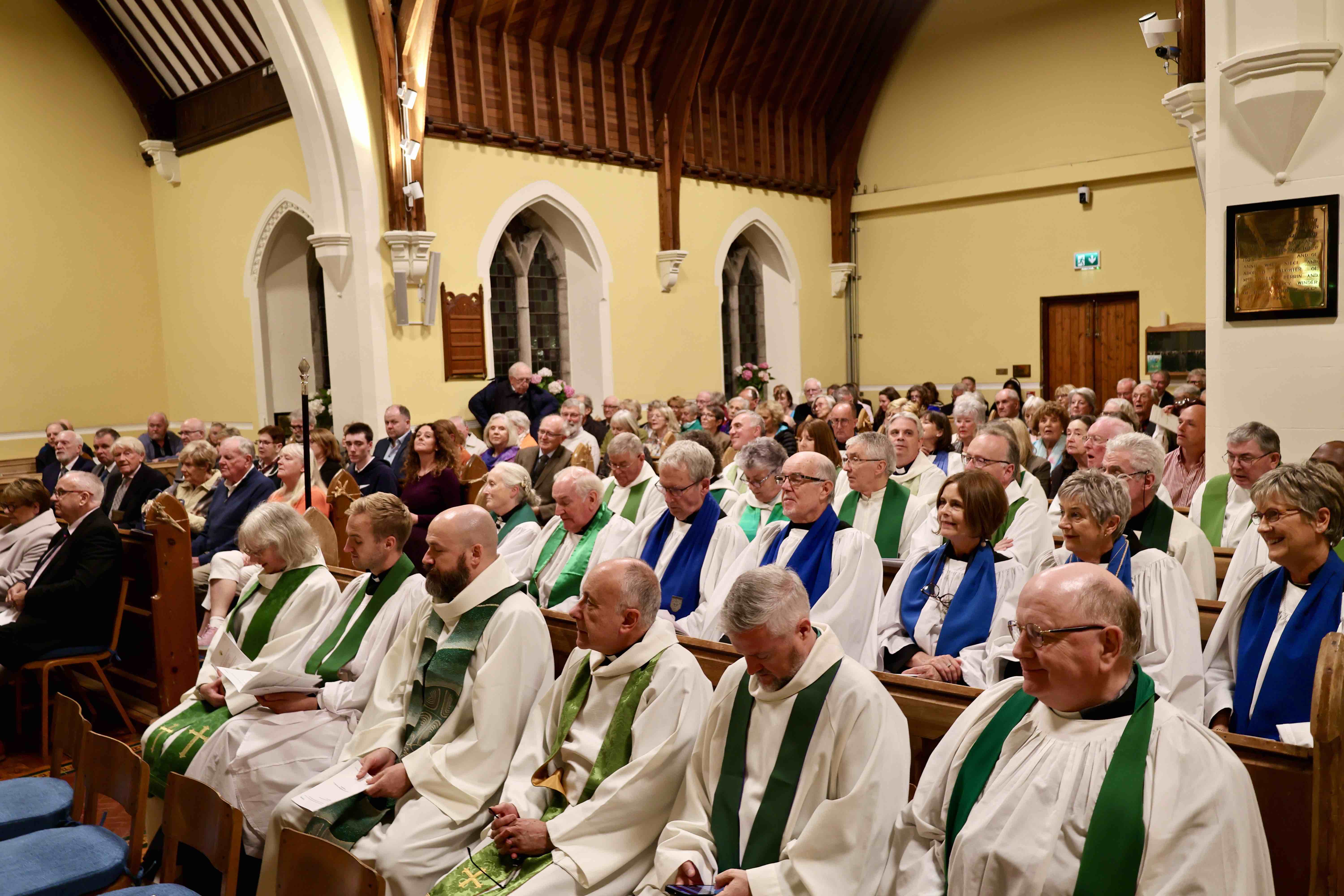 The congregation in Tullow Church.