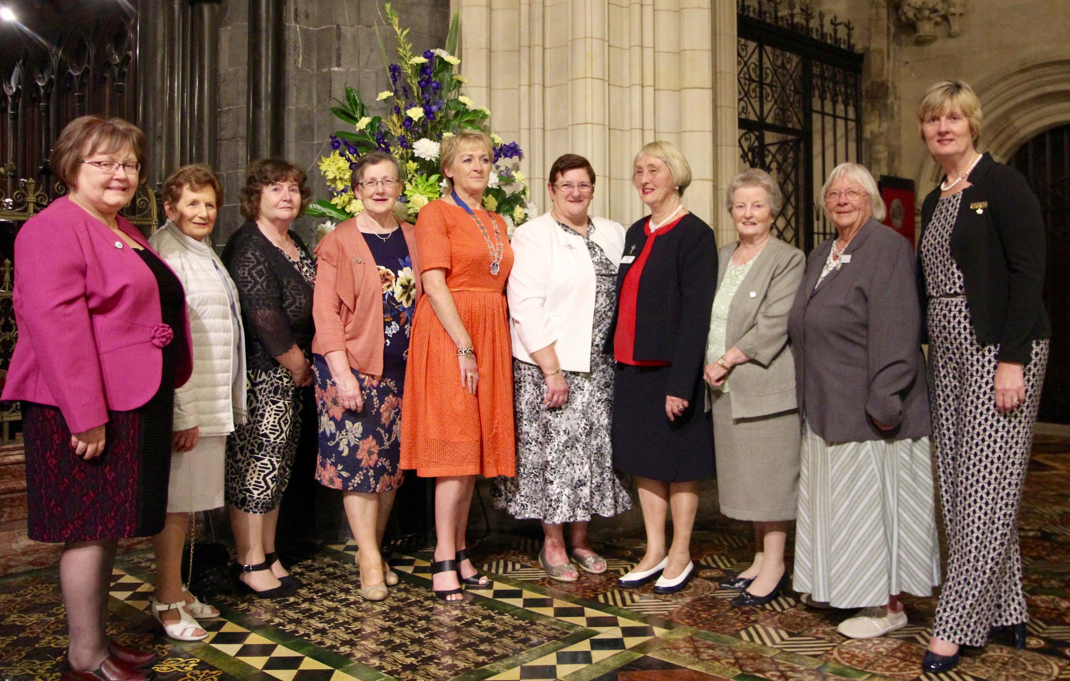 The newly commissioned trustees of Dublin & Glendalough Mothers' Union