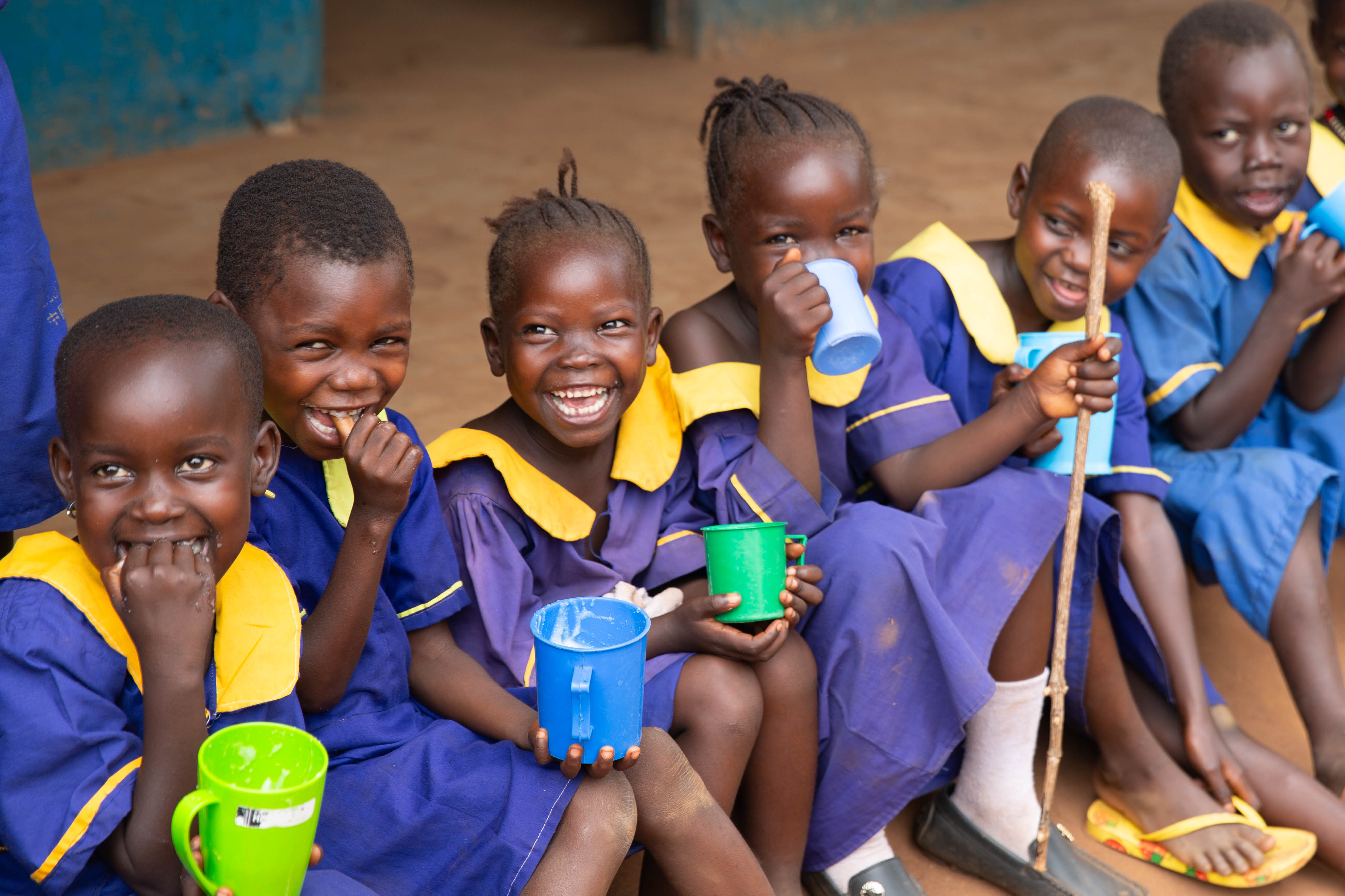 Some of the pupils in Haddow Primary School. (Photo Credit: Fields of Life)
