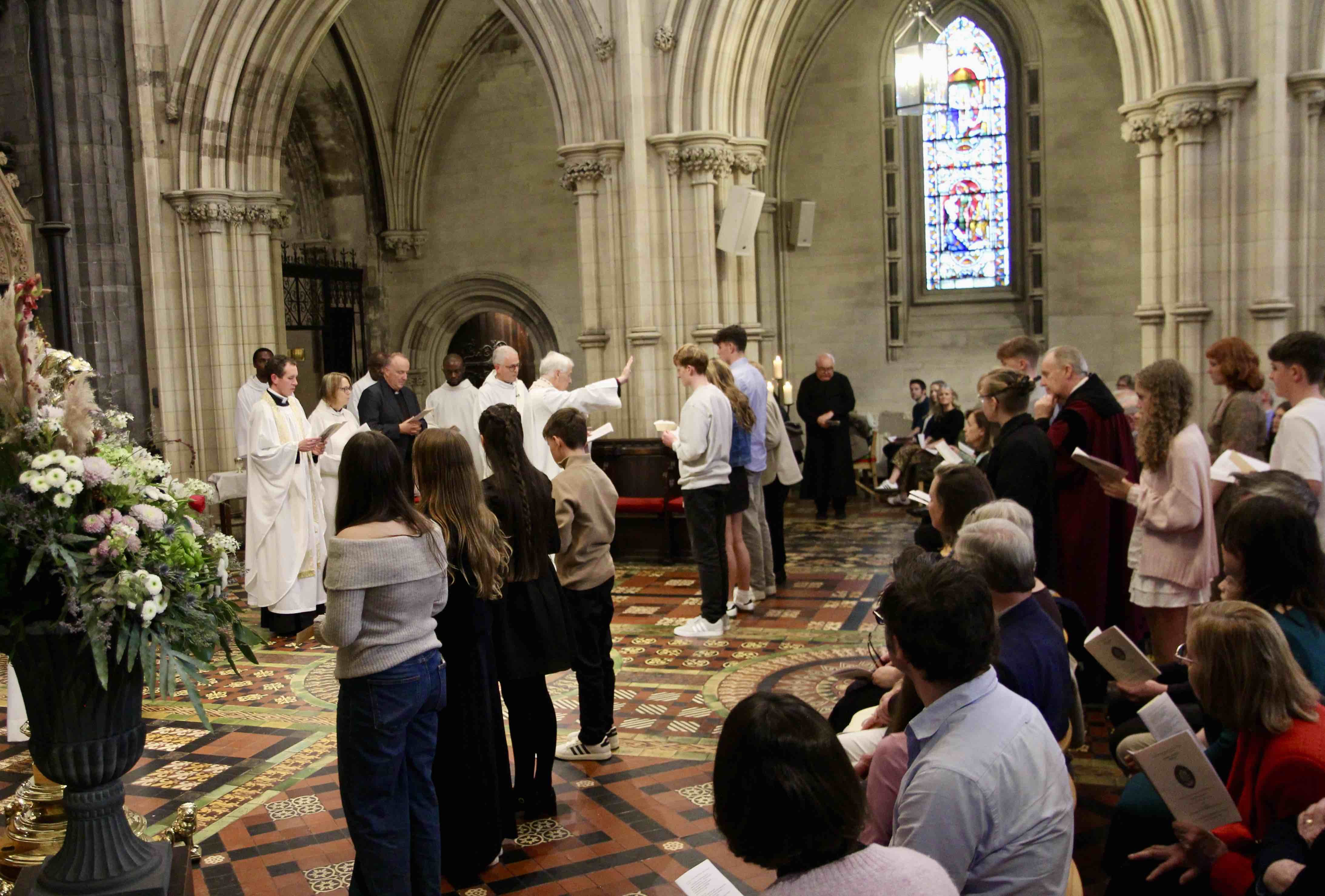 The Service of Confirmation in Christ Church Cathedral.