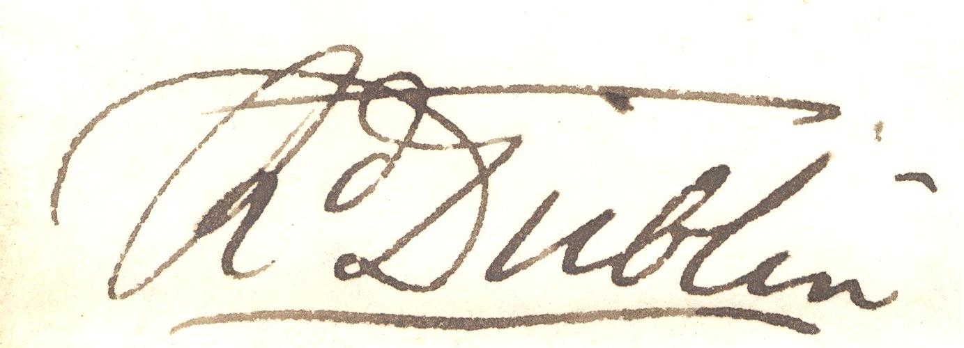 Archbishop Whately Signature