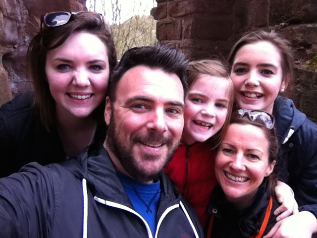 Eoghan and Becky and family