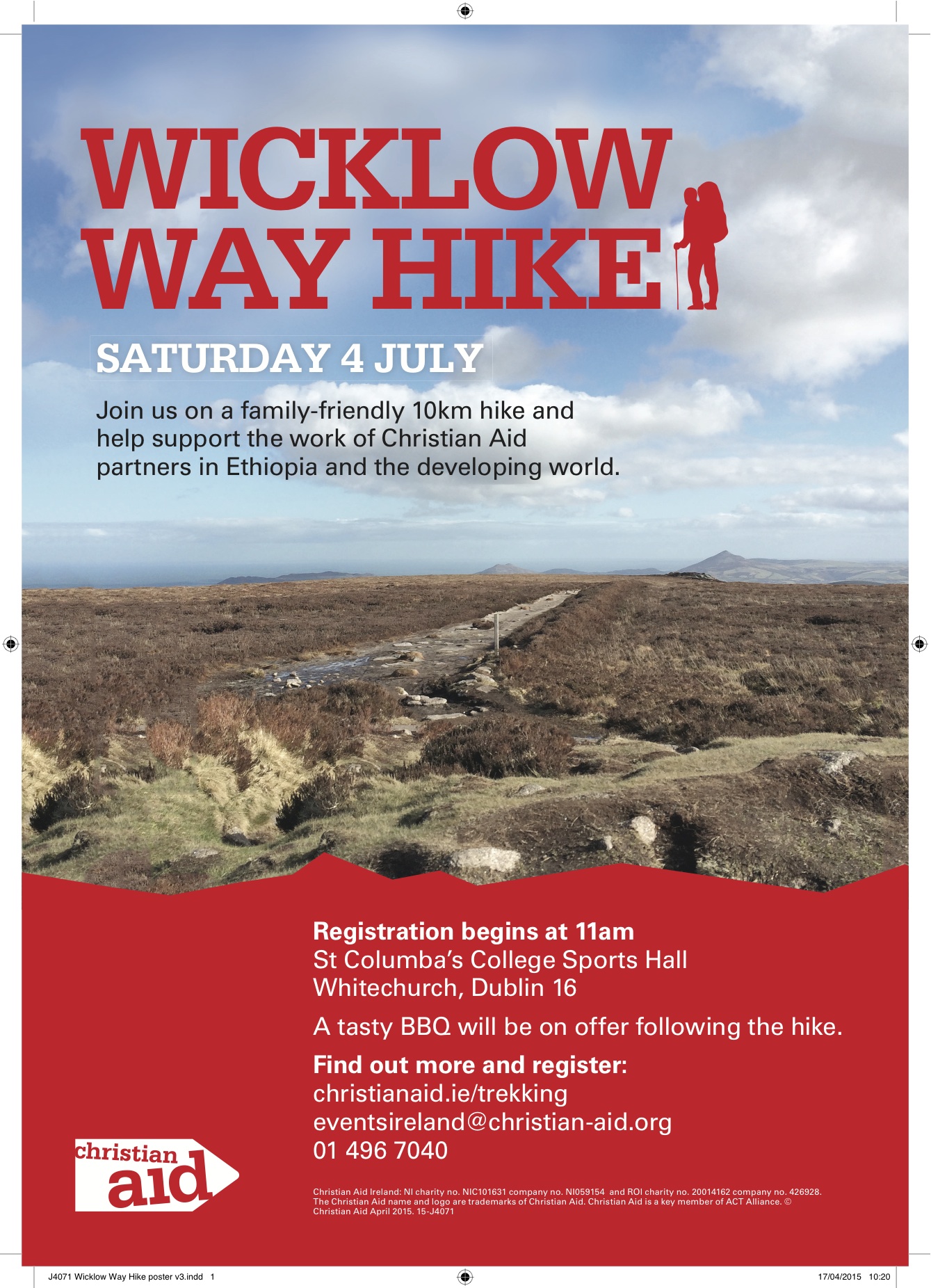 Wicklow Way Hike Poster