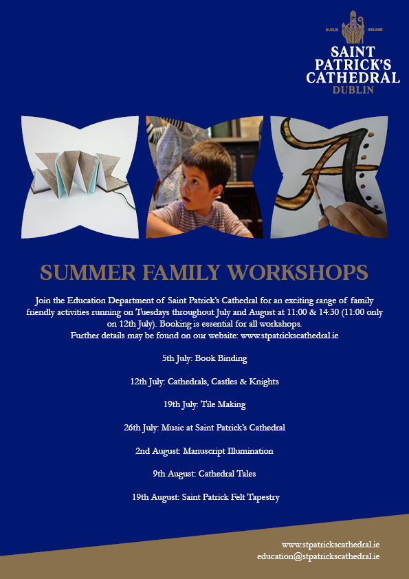 St Patrick's Summer Workshops