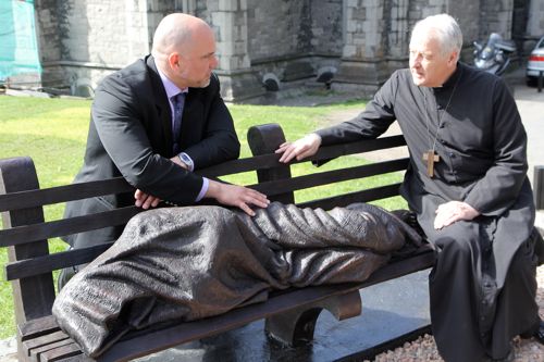 Homeless Jesus Unveiling