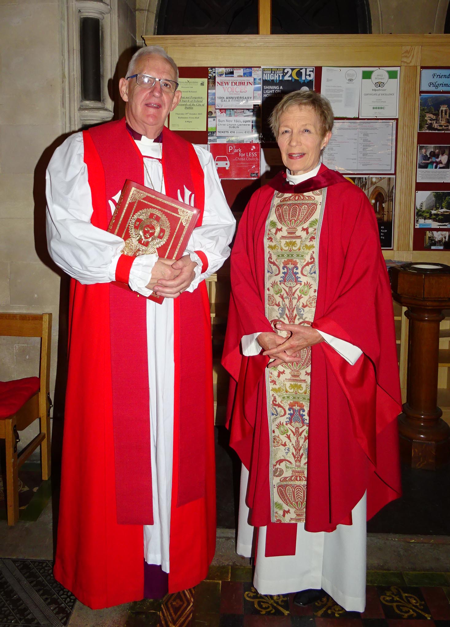 Canon Kennerley and Bishop Neill