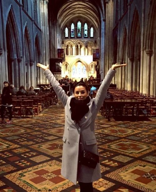 Eva Longoria in St Patrick's