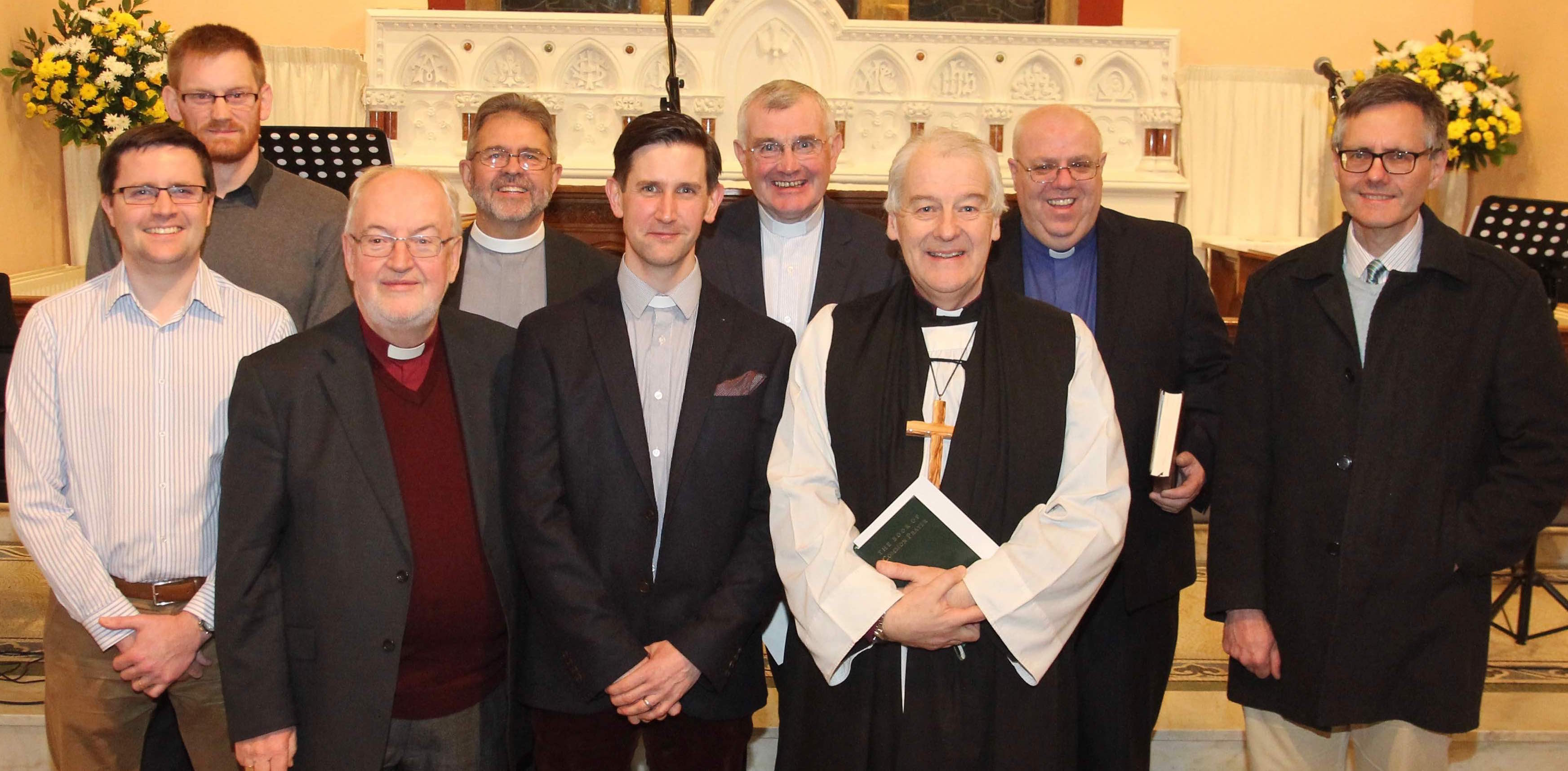 ICM Trustees who were present with the Archbishop: Chris Wray, Grant Carroll, Bishop Wallace Benn, Canon Neville Hughes, the Revd David Martin, Canon Brian Courtney, Archbishop Michael Jackson, the Revd Eddie Coulter, the Revd Mark Jones.