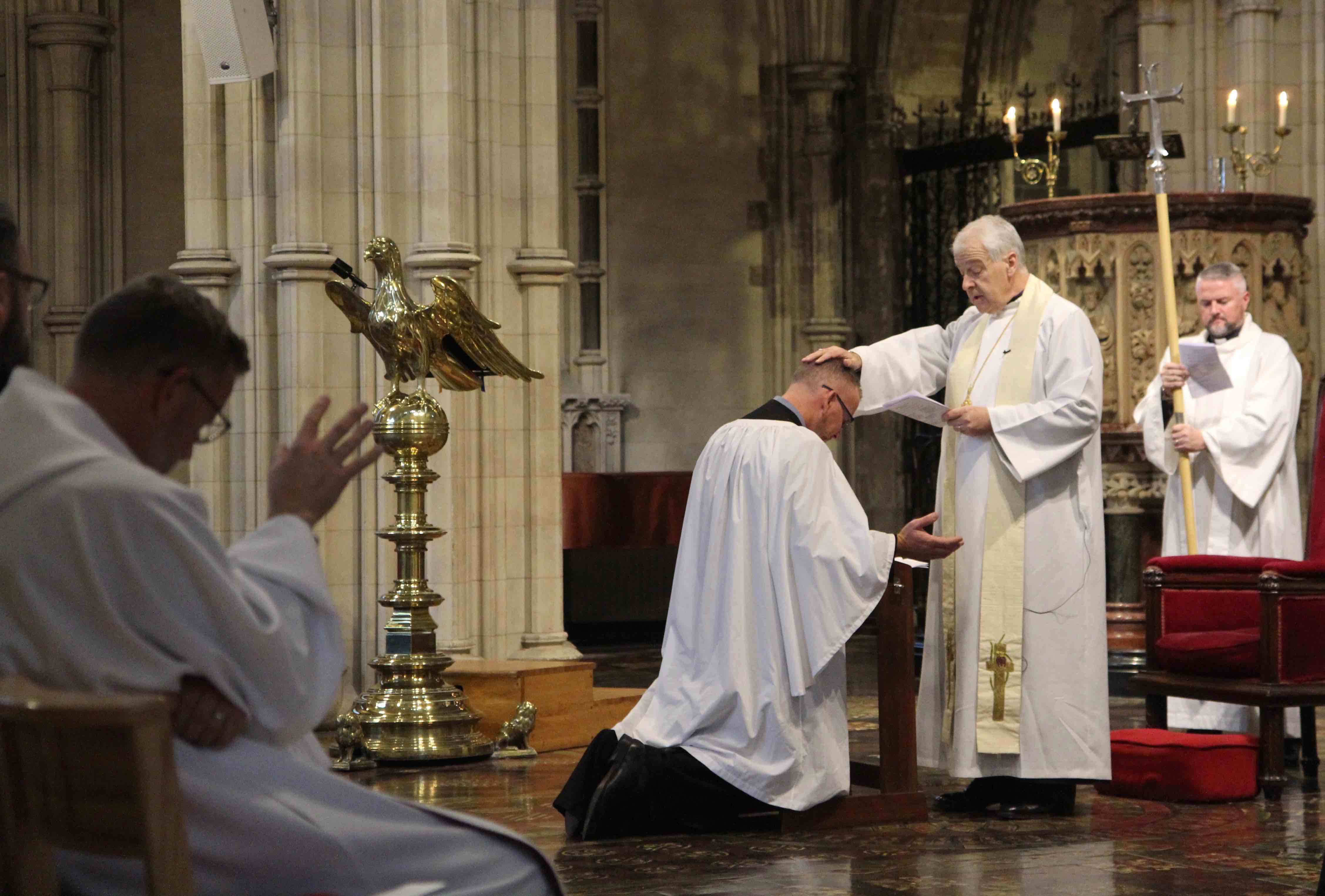 The Revd Graham Jones is ordained a Deacon.