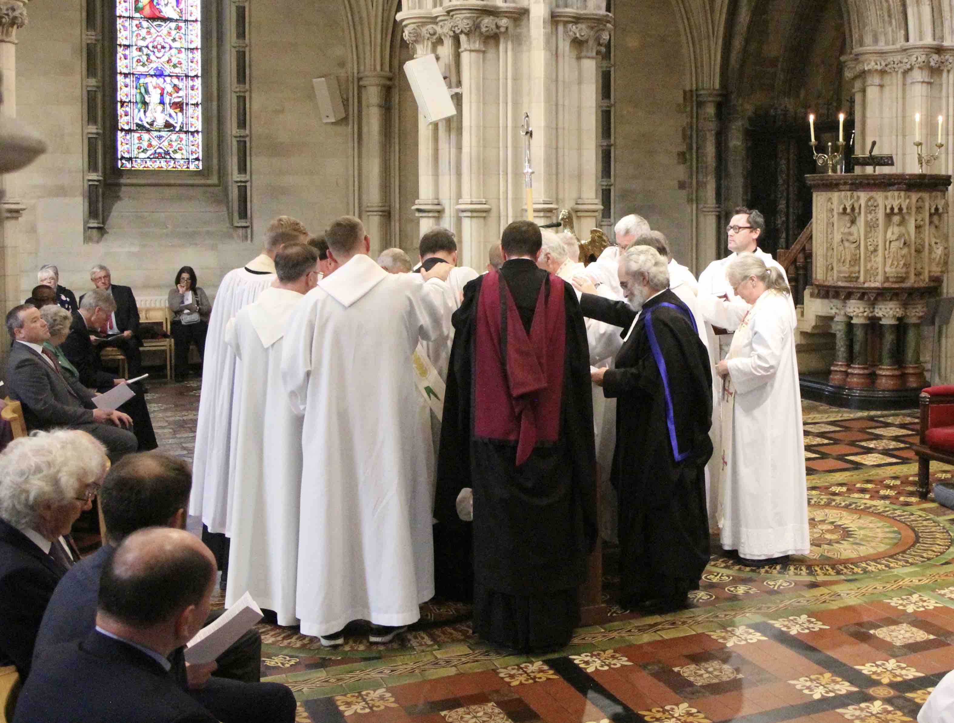 The Laying on of Hands at the Ordination of Priests.